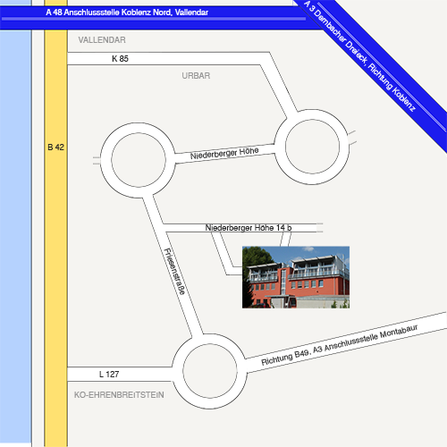 Anfahrtskizze M/S VisuCom