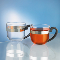 PREMIUM GLASS 2 glass mugs 33 cl<br>made of borosilicate glass