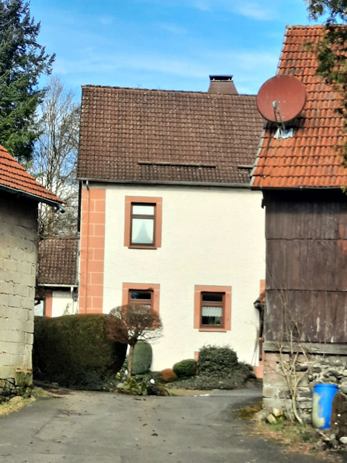 Ürzell. Der letzte Rest des Schlosses (Foto Eismann 2025)