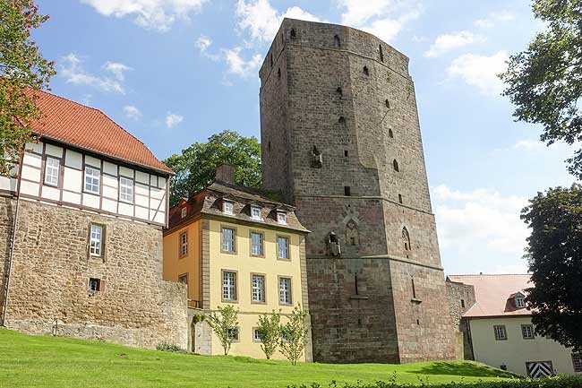 Die Burg von Westen (Foto Eismann 2017)