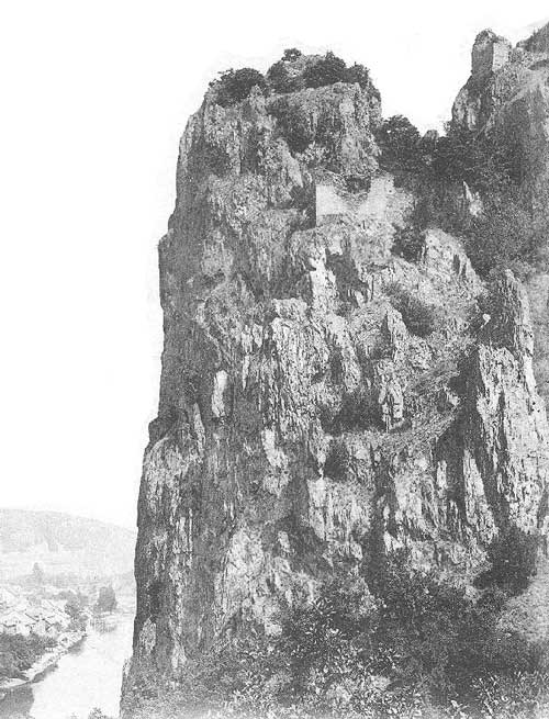 Burgfels vor 1904