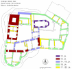 Buchberg, Bauphasenplan. Grundlage: Adalbert Klaar. Digitalisierung: Patrick Schicht. Bauphaseninterpretation: Gerhard Reichhalter (2006)