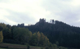 Burgleiten: Ansicht des Burgberges von Nordosten. Foto: Thomas Kühtreiber (2003)
