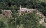 Szandavár. Die Luftaufnahme der Burg von Süden, 2001 (Foto: civertan.hu)