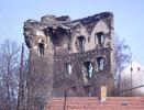 Pohled na zachovanou část paláce. Stav před destrukcí zbytků kleneb - Blick auf erhaltenen Palasfragment. Zustand vor der Gewölberestdestruktion