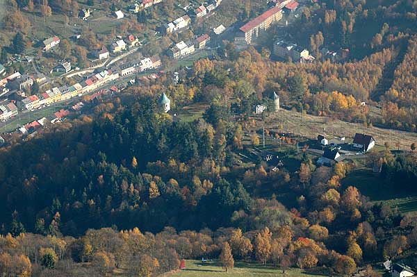 Freudenstein. Leteck pohled.  Freudenstein. Luftbild. 