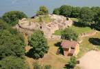 Ruins from SW. Airphoto Kari Uotila 2008