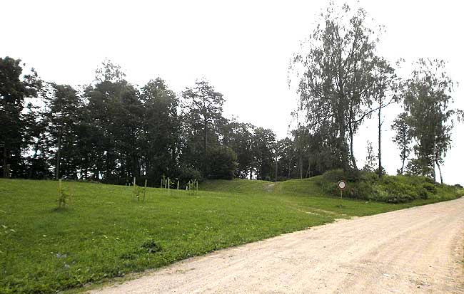 Gesamtansicht der Burgst&auml;tte von NW, Foto: Una Cine (2012)